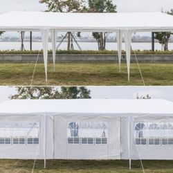 10x30 FT 5 WALLS/WINDOWS GAZEBO CANOPY TENT WEDDING PARTY BABY SHOWER GENDER REVEAL BBQ RESTAURANT OUTDOOR FESTIVITIES  