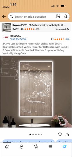 Byecold smart mirror