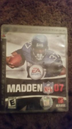 Madden 2007 ps3