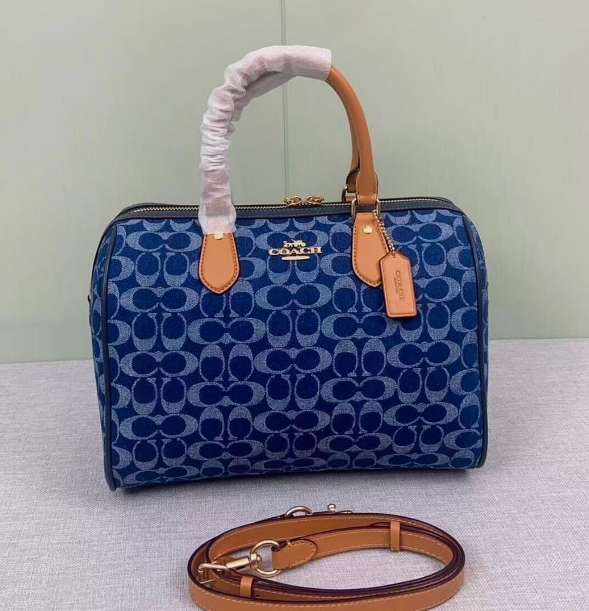 Large Denim Rowan Coach