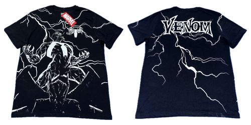 Marvel Venom Black T Shirt Mens 2XL & 3XL New Giant Print