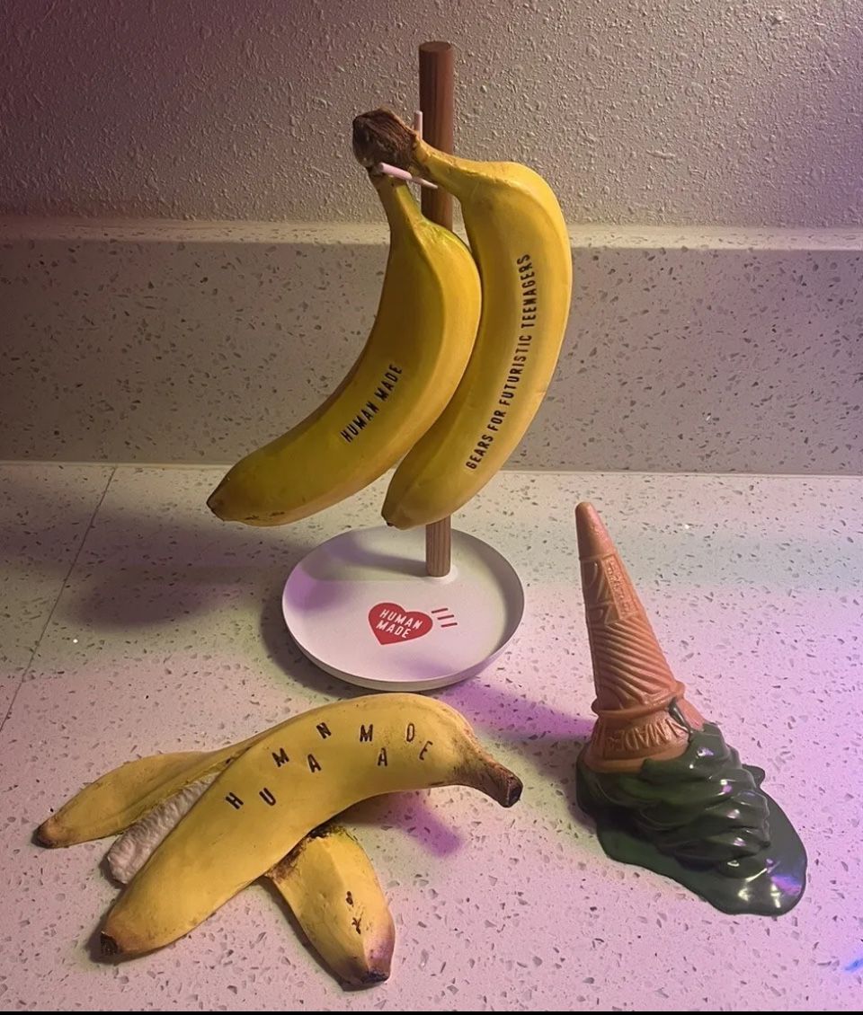 Human Made BANANA  STAND SET , Banana Door Stopper & Matcha Door Stopper Lot