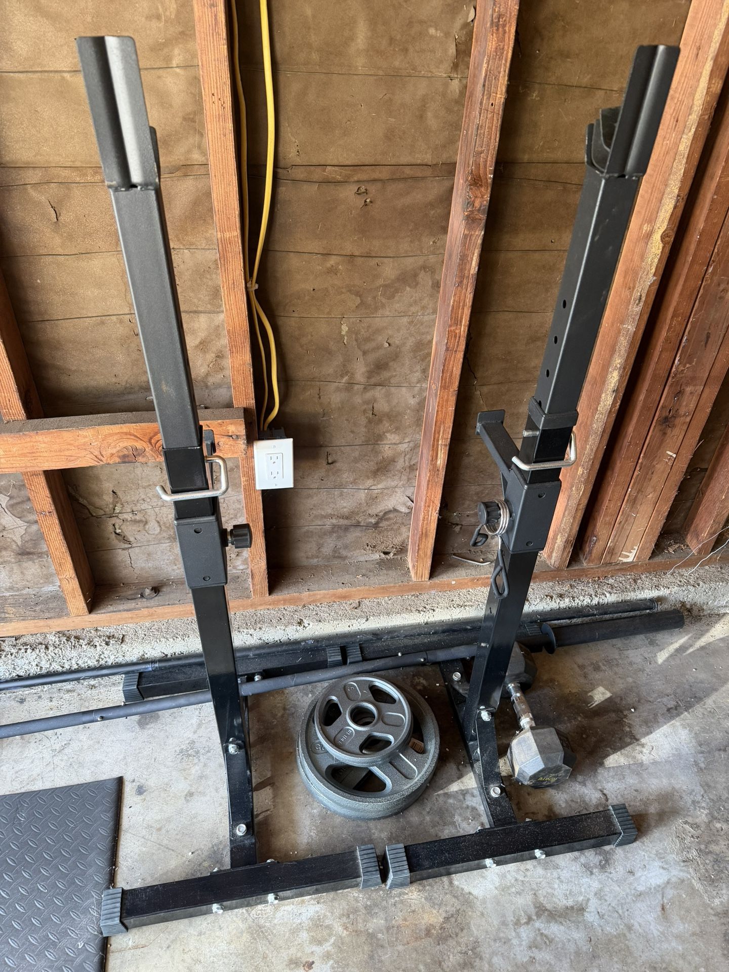 Weights Rack And Weights As It Is