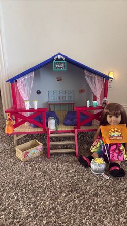 American girl camp set