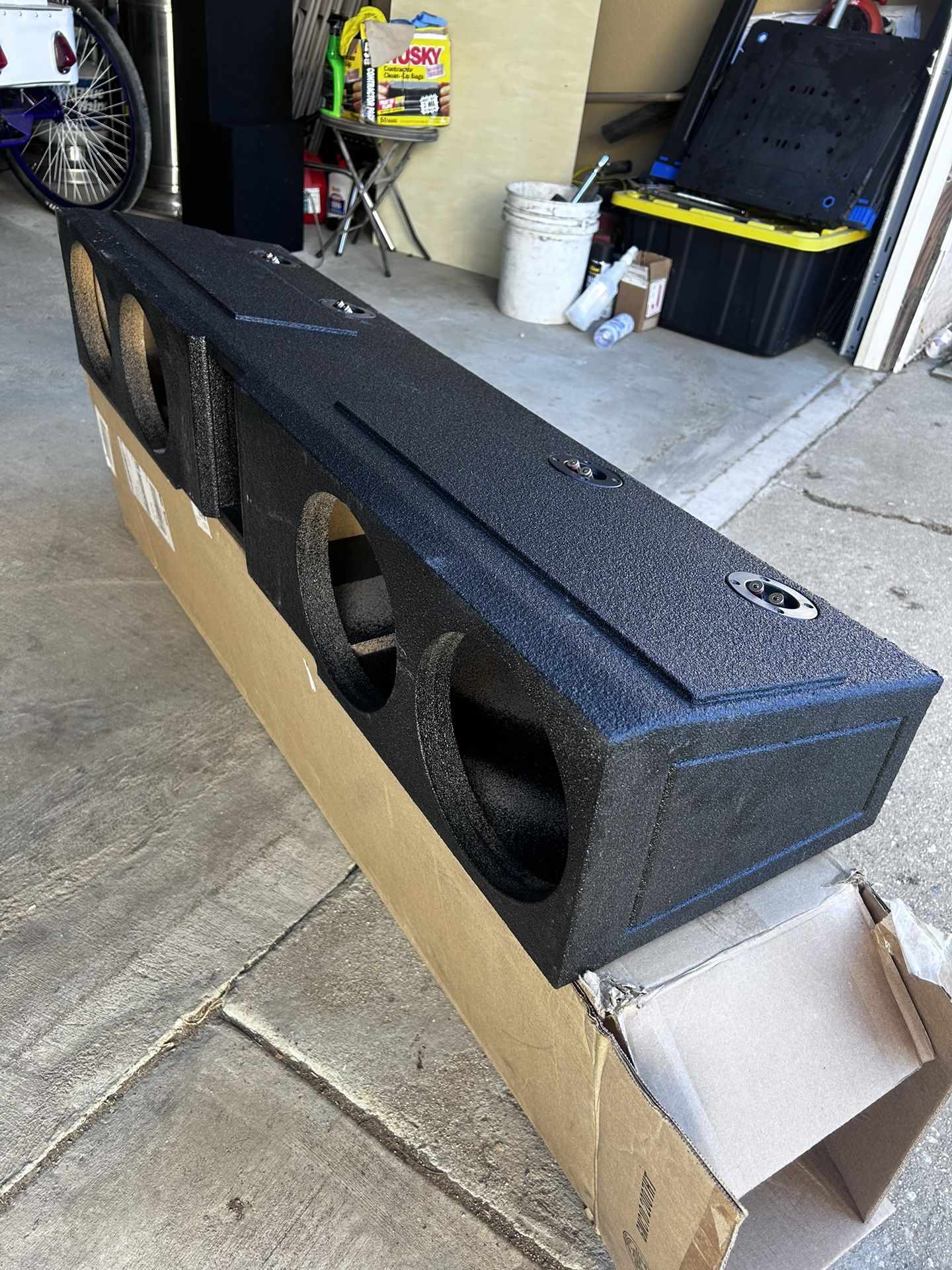 Q Bomb Box  Chevy & GMC   4  8’s Sub Box 