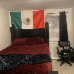 Queen black bed Frame