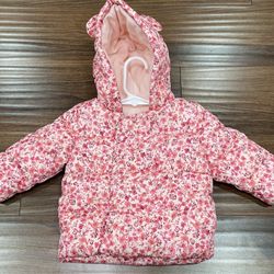 Winter Baby Girl Puffer Jacket - New