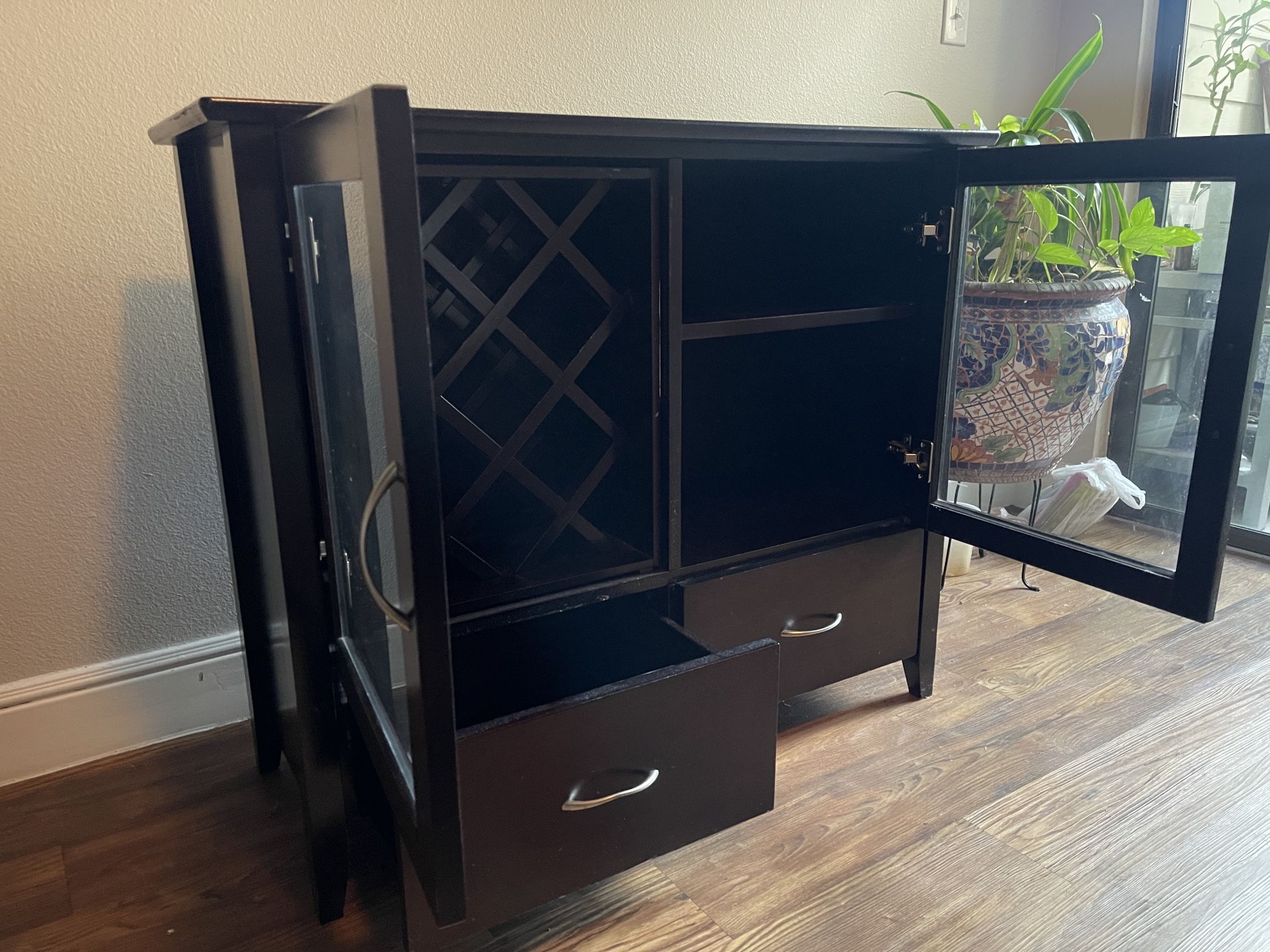 Buffet With Wine Rack