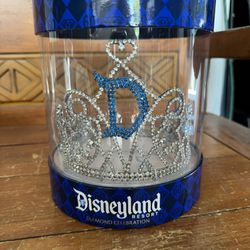 Disneyland 60th Anniversary Diamond celebration Blue d Crown