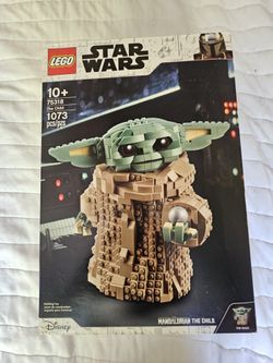 LEGO Star Wars: The Mandalorian Series The Child 75318 - Baby Yoda Grogu Figure, Building Toy, Collectible Room Decoration for Boys and Girls, Teens,
