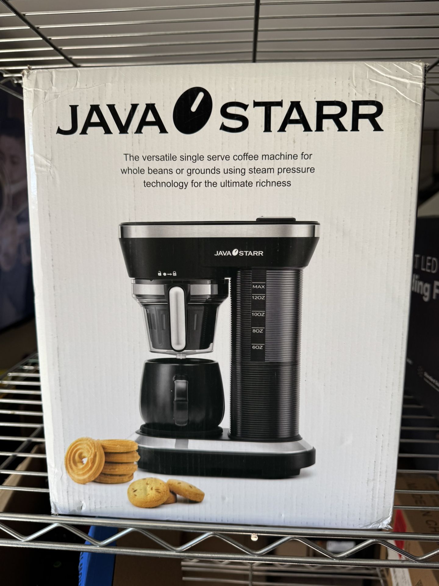Single Serve Coffee Maker with Built in Grinder
