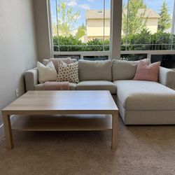 Couch & Coffee Table $50