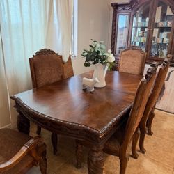 Dining Table & China Cabinet 