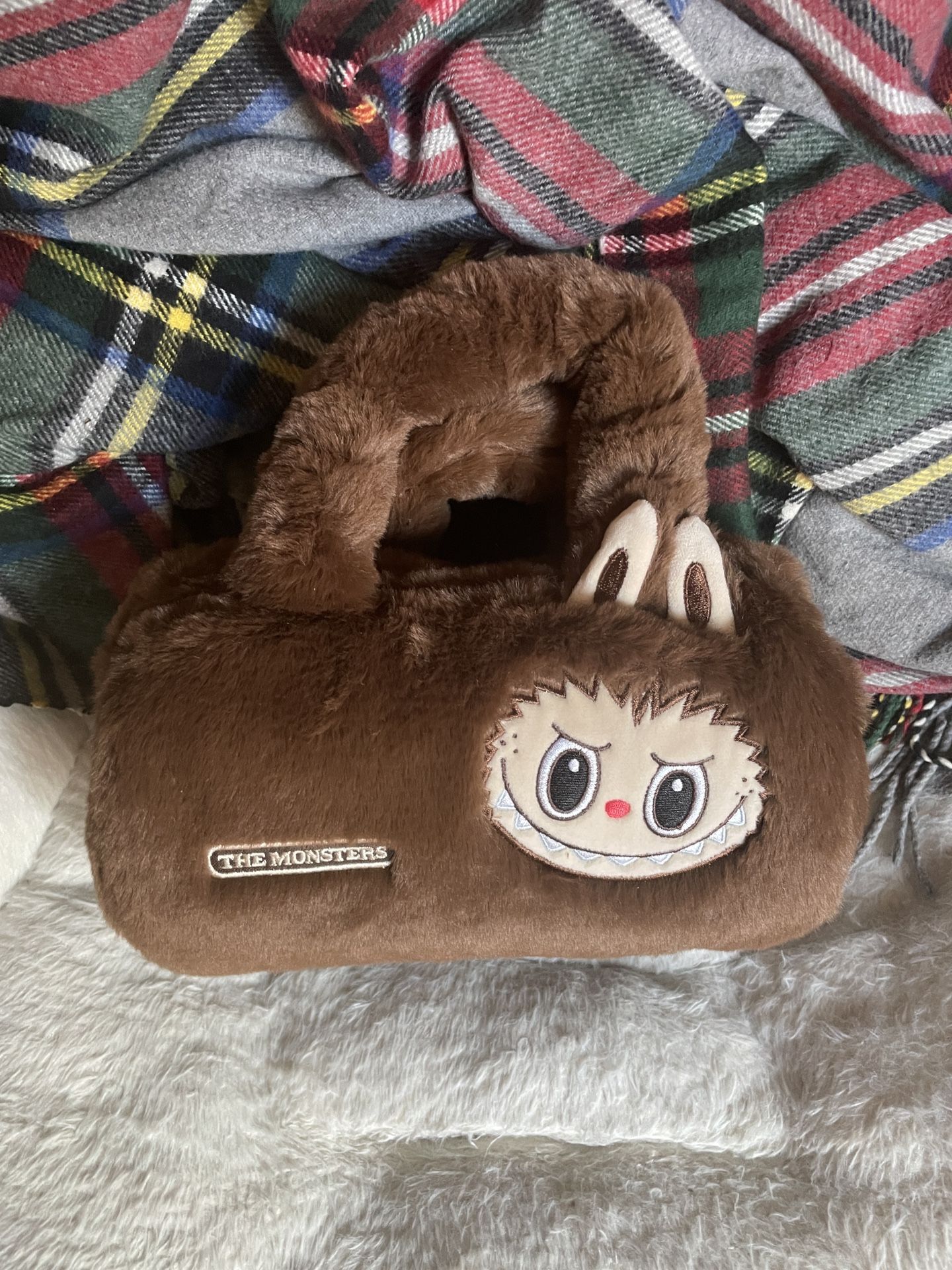 Popmart The Monsters What A Funny World Plush Crossbody Bag