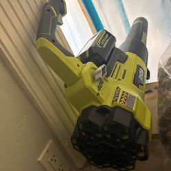 Ryobi Tools Hedge Sweep Whisper Blower Drill, Circular Saw And Bag