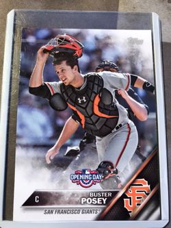 Buster Posey 2016 Topps Opening Day Card # OD-183 San Francisco Giants Baseball