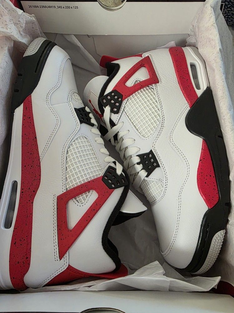 Jordan 4 Red Cement Size 11 & 11.5