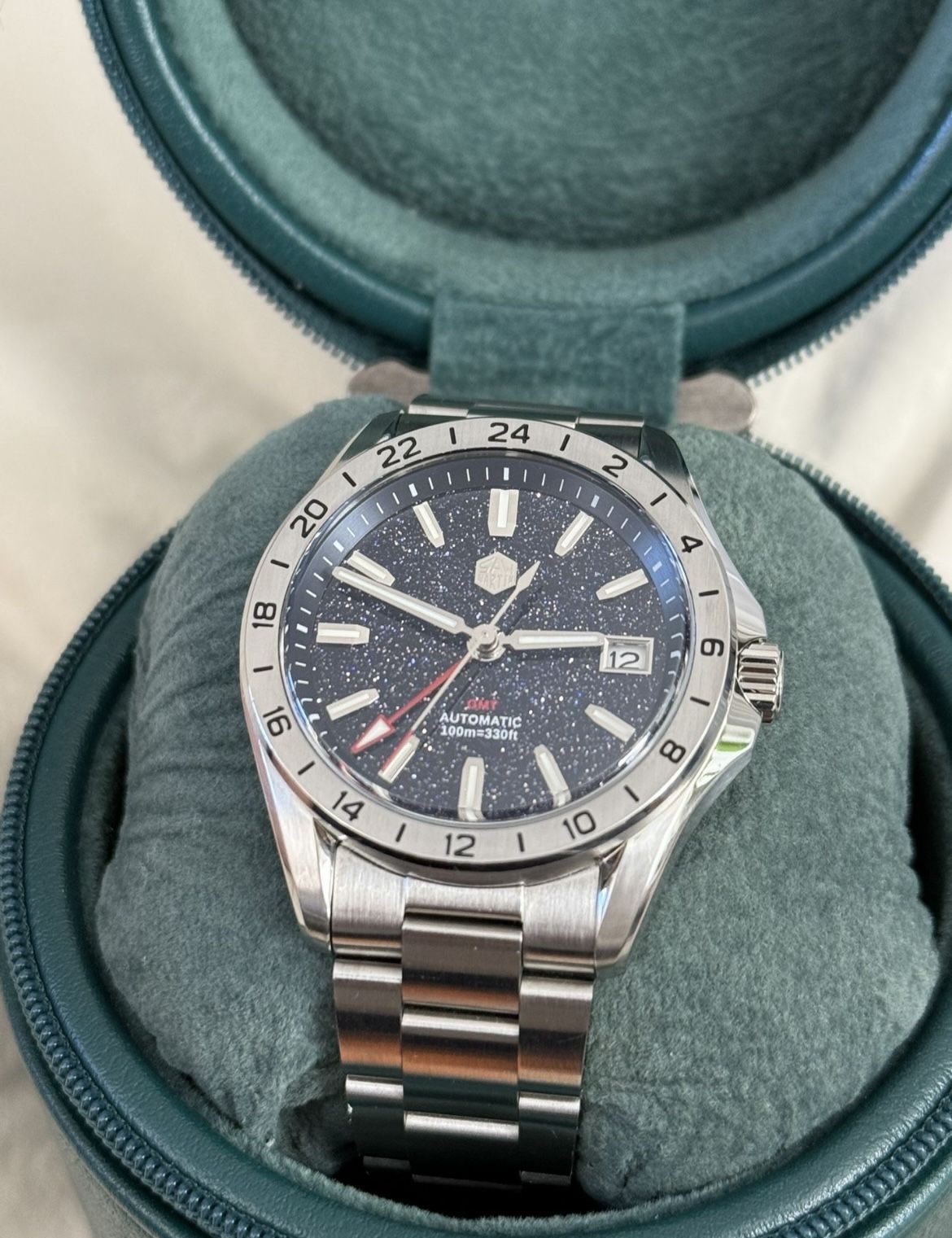 San Martin Aventurine GMT