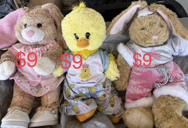 Vintage Build A Bear Duck & Bunny Plushies