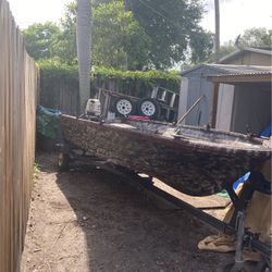 14 Ft Fiberglass Duck Boat