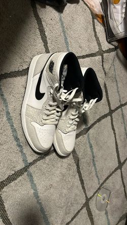 Air Jordan 1 White Elephant Print