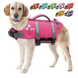 EMUST Dog Life Jacket, Lightweight Dog Life Vests Size XXL