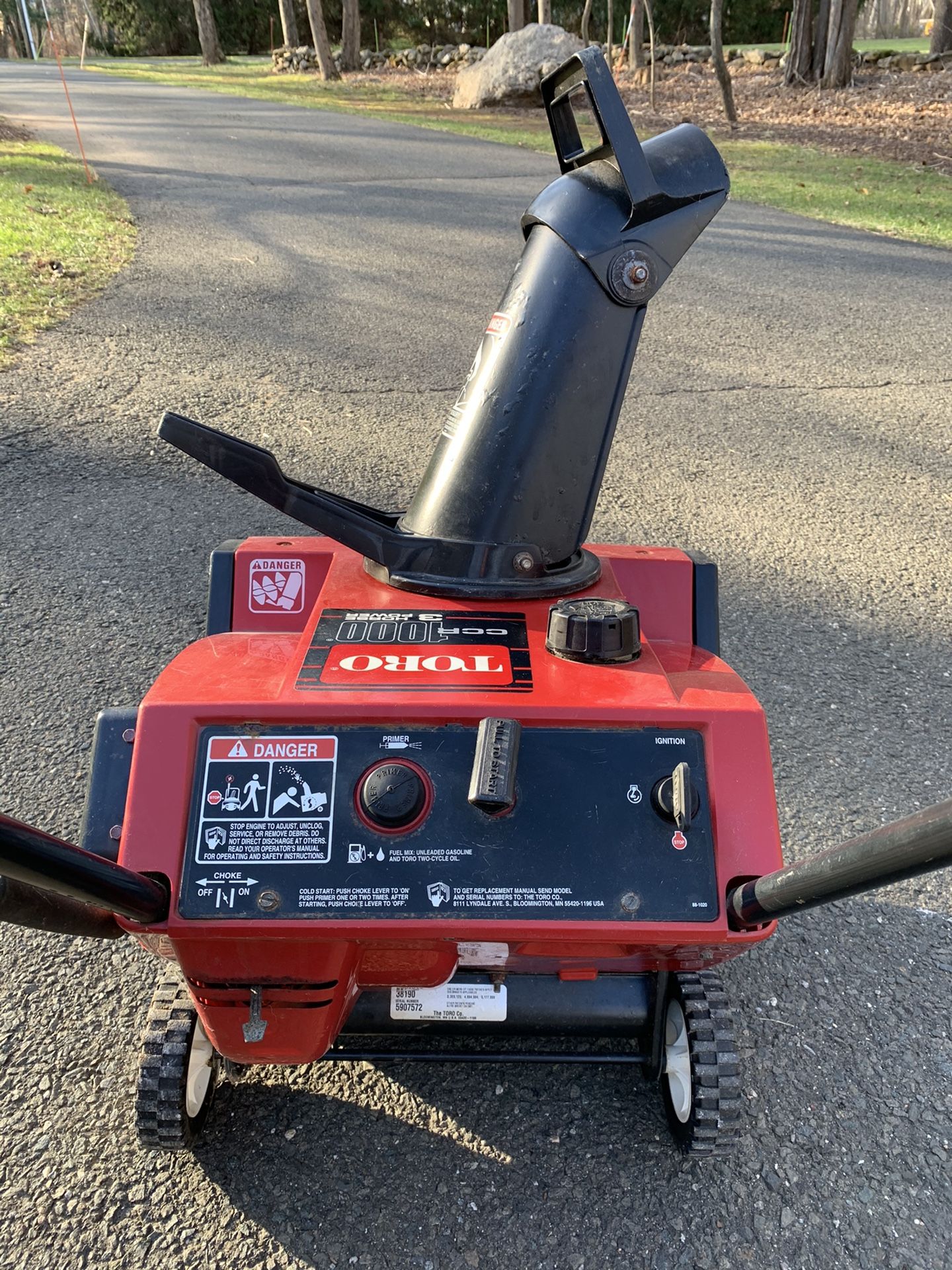 Toro CCR1000 Snowblower for Sale in Guilford, CT OfferUp