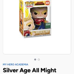 (Metallic) Silver Age ALL MIGHT (BARNES AND NOBLE)