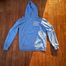 Glock hoodie light blue Size M