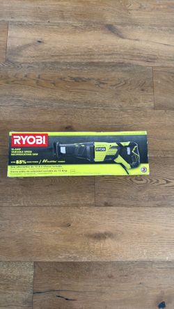 New in Box RYOBI 12 Amp Corded Reciprocating Saw