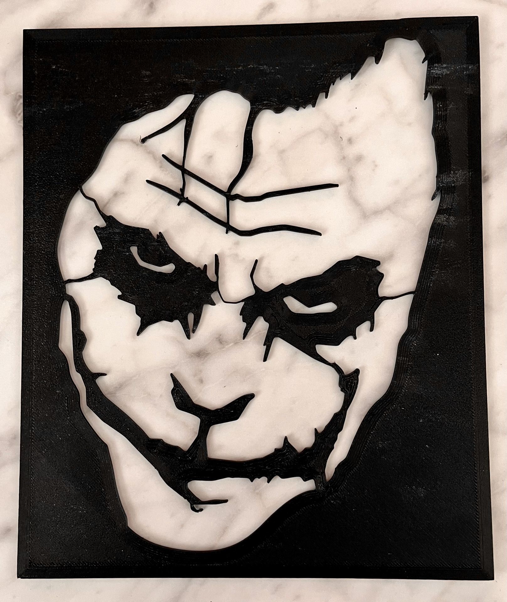 All NEW Heath Ledger “The Joker” Wall Art In Black Home Decor