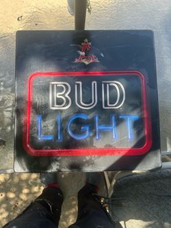 Bud light neon sign
