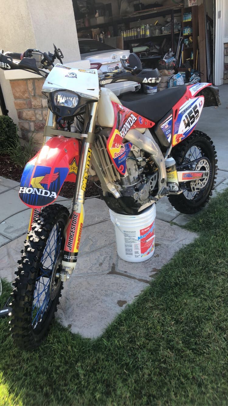 02 Honda crf450 street legal dirt bike supermoto