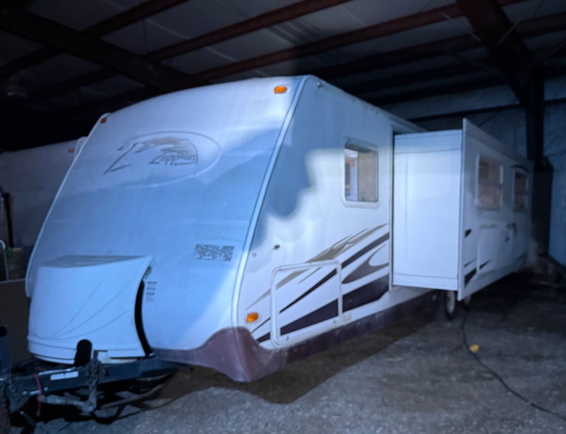 2007 28 Ft Zeppelin Bunkhouse Travel Trailer With Super Slide
