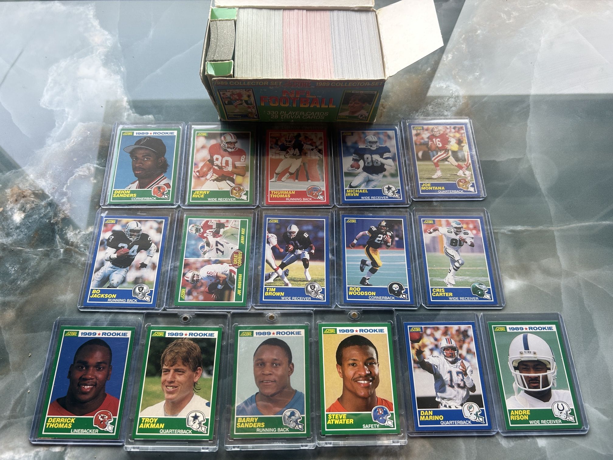 1989 Score NFL Complete Set. Nice Set In Original Box