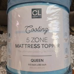 🎄Comfort Lab Cooling 5 Zone  Queen Size Mattress Topper 