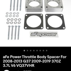 Infinity G37 Throttle Body Spacers