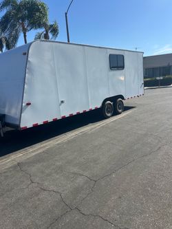 ENCLOSED TRAILERS, 22’ x 8’. TITLE IN HAND