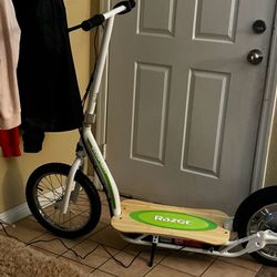 EcoSmart SUP Electric Scooter – 16" Air-Filled Tires, Wide Bamboo Deck, 350w High-Torque Hub-Driven Motor, Up to 15.5 mph & 15.5 Miles Range, Rear-Whe