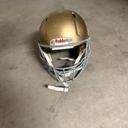 Gold Riddel Speed Helmet 