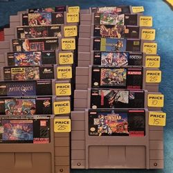 Super Nintendo Games 