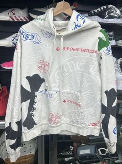 Chrome Hearts White Stencil Hoodie