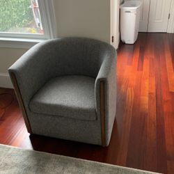 New Gray Modern swivel Chair 