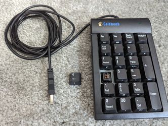 Black Key Ovation Goldtouch Numpad