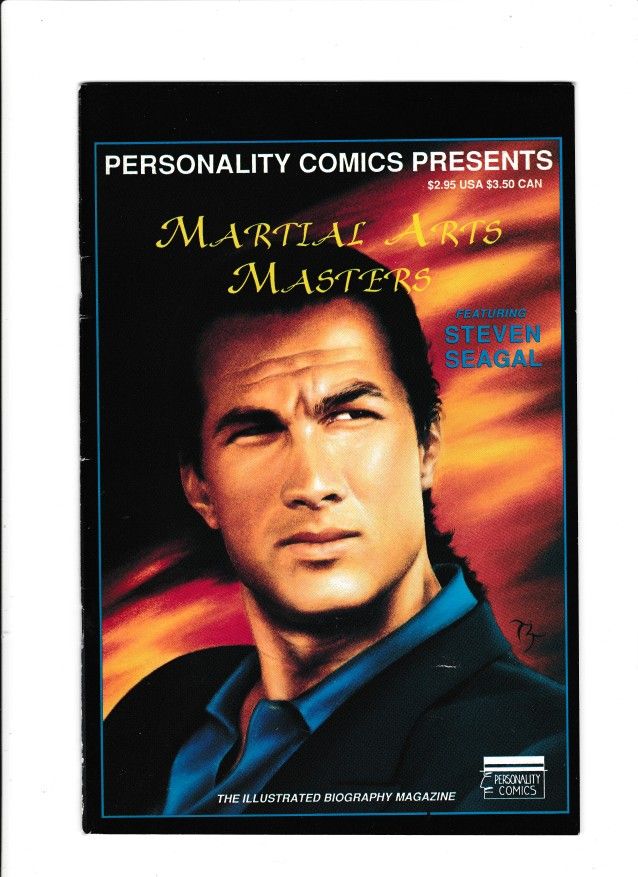 PERSONALITY COMICS PRESENTS: MARTIAL ARTS MASTERS (1992) STEVEN SEGAL BIOGRAPHY | TRADE DRESS