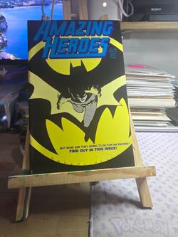 1986 marvel Comics Amazing Heroes Batman #102 Year one  interview