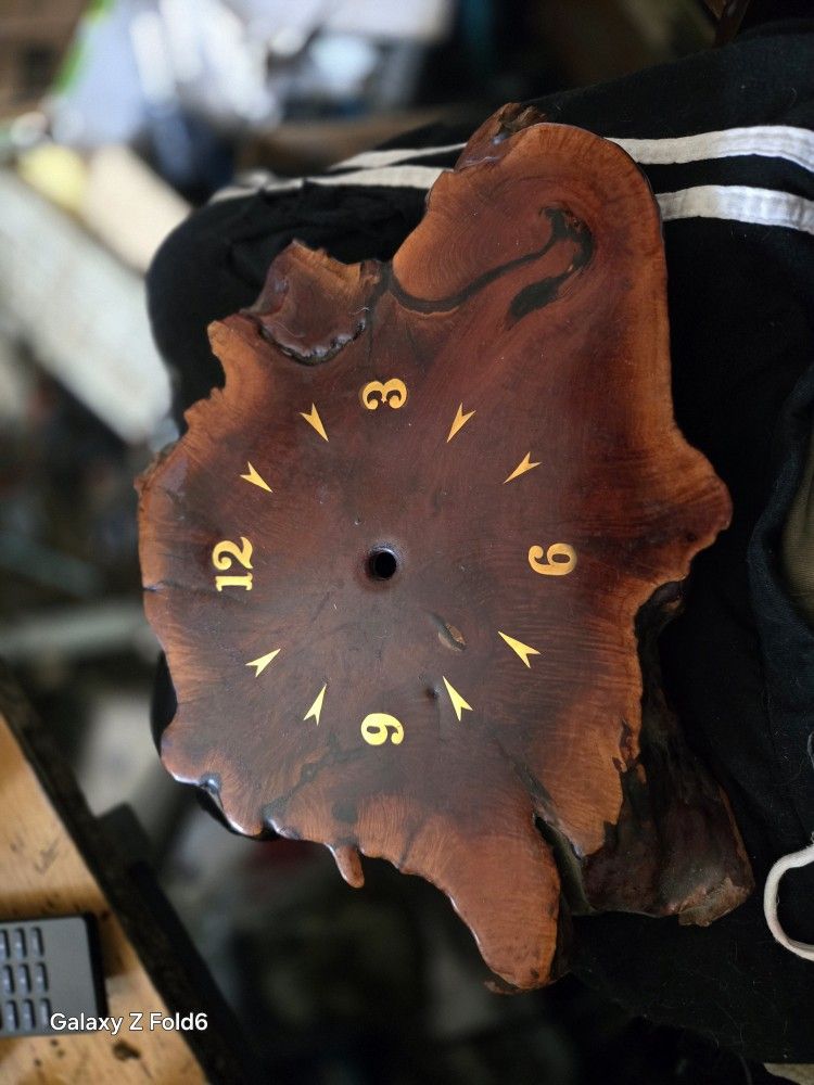 12"x9x1 Clock Wooden Base