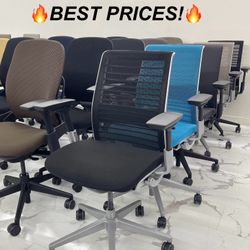 🔥IN LIKE NEW CONDITION STEELCASE OFFICE CHAIRS!🔥 LEAP V2 🔥 GESTURE 🔥 AMIA 🔥 THINK V2 🔥 SILQ 🔥 STARTING AT $299