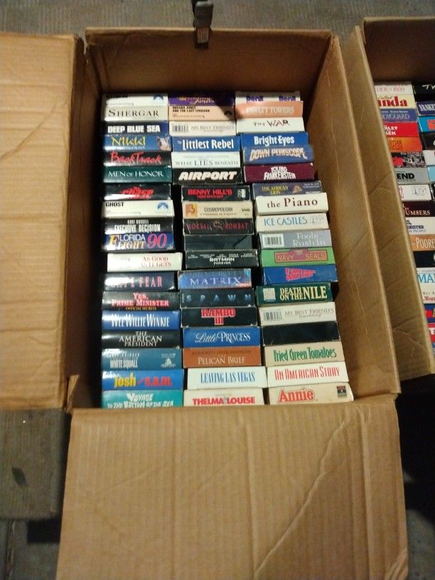 Vtg Collection Of Vhs Movies