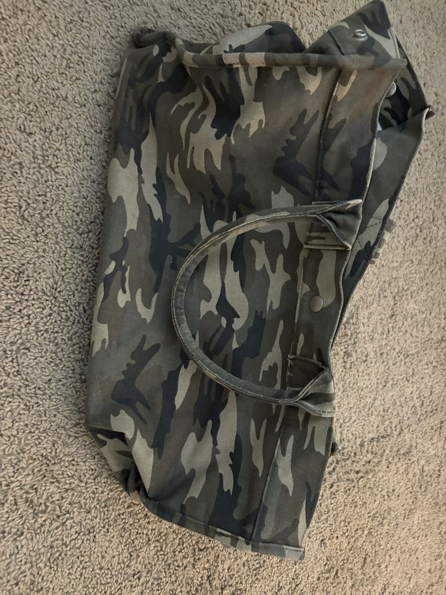 Canvas Camo Bag